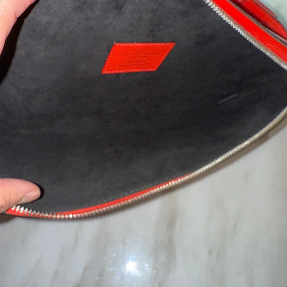 Supreme Collaboration Red Epi Leather Bumbag PM Bag